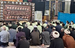 حضور جمعی از مدیران و کارکنان دانشگاه در مراسم یادبود شهدای اقتدار