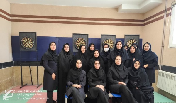 رقابت بانوان دانشگاه در مسابقات دارت درون‌دانشگاهی به مناسبت هفته دولت