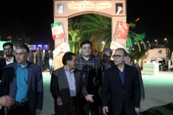 بازدید هیات رئیسه دانشگاه از نمایشگاه «مسیر مقاومت»